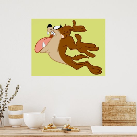 Poster TAZ™ volant à travers l'air (Cuisine)