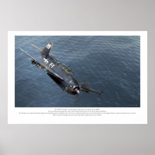 Poster TBF/M "Avenger" (Devant)