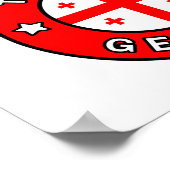 Poster Tbilissi Géorgie (Coin)