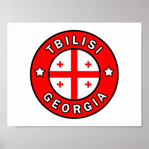 Poster Tbilissi Géorgie