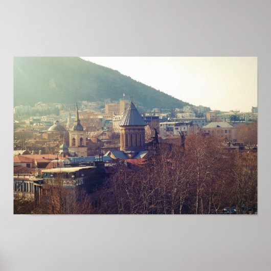Poster Tbilissi Géorgie (Devant)