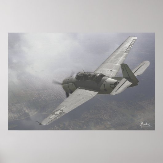 Poster TBM-3E Avenger (Devant)