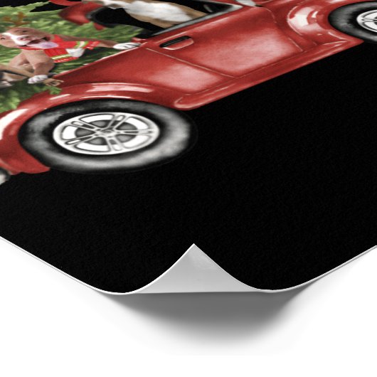 Poster Tbull On Car Christmas Ornament Funny Xmas T Shirt (Coin)