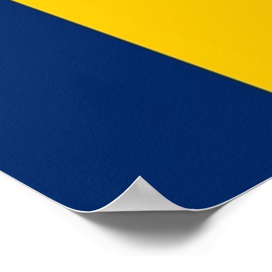 Poster Tchad - Drapeau - (Coin)
