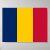 Poster Tchad - Drapeau - (Devant)