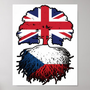 Poster Tchèque Royaume-Uni Royaume-Uni Grande-Bretagne Ar