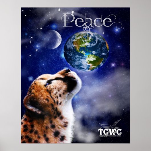 Poster TCWC - Paix sur Terre Cheetah (Devant)