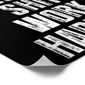 Poster Te doit de travailler plus fort (Coin)