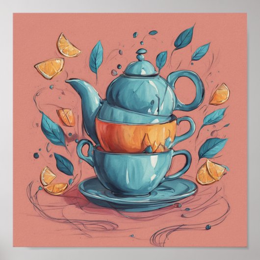 Poster Tea Art (Devant)