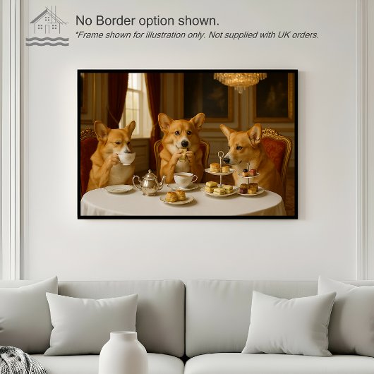 Poster Tea at the Palace - Wall Art Print