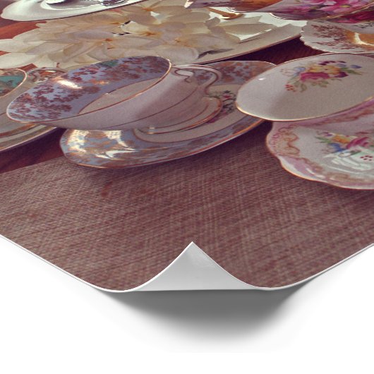 Poster Tea Cups (Hoek)
