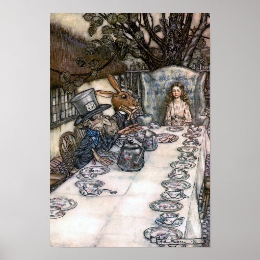 Poster Tea Party de Mad Hatter (Devant)
