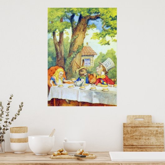 Poster Tea Party en couleur complète (Cuisine)