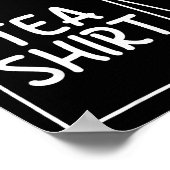 Poster Tea Shirt Tea Bag Funny Humor Design  (Coin)