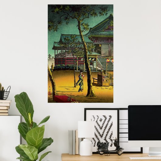 Poster Tea Shop à Kiyomizu Tsuchiya Koitsu 1940 (Bureau à domicile)