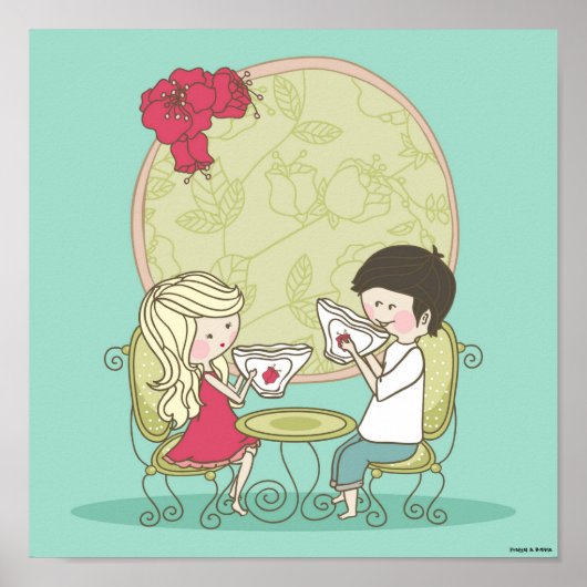 Poster Tea time (Devant)