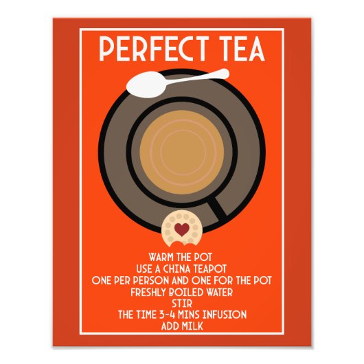 Poster Tea Wall Art (Devant)