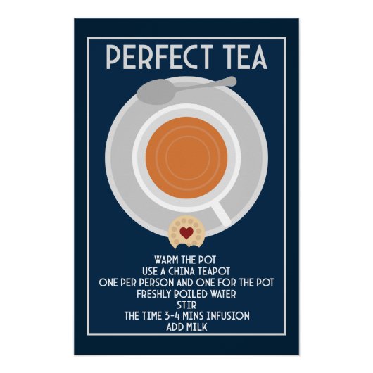 Poster Tea Wall Art (Devant)
