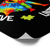 Poster Teach Accept Love Understand Autism Support Autism (Coin)