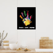 Poster Teach Love Inspire (Cuisine)