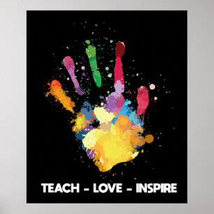 Poster Teach Love Inspire