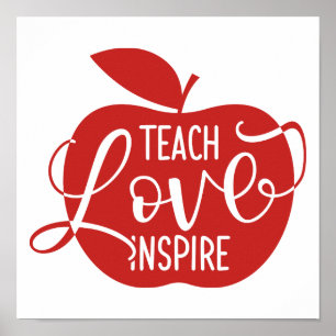 Poster Teach Love Inspire