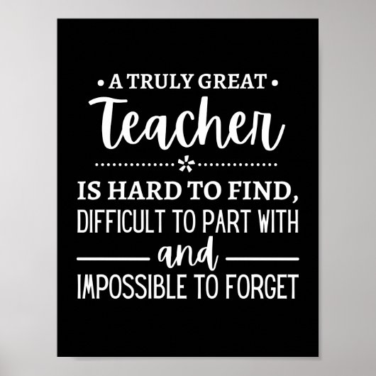 Poster Teacher (Devant)