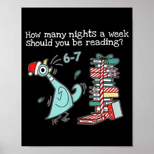 Poster Teacher 67 How Many Nights A Week Should You Be Re (Devant)
