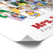 Poster Teacher Apple Collage Cadeau de l'enseignant 21 Ph (Coin)