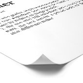 Poster Teacher Definition Dictionary Wall Art (Coin)