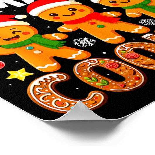 Poster Teacher Of Smart Cookies Funny Gingerbread Teacher (Coin)