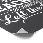 Poster Teacher Retired P.e. Teacher The Legend Has Left T (Coin)