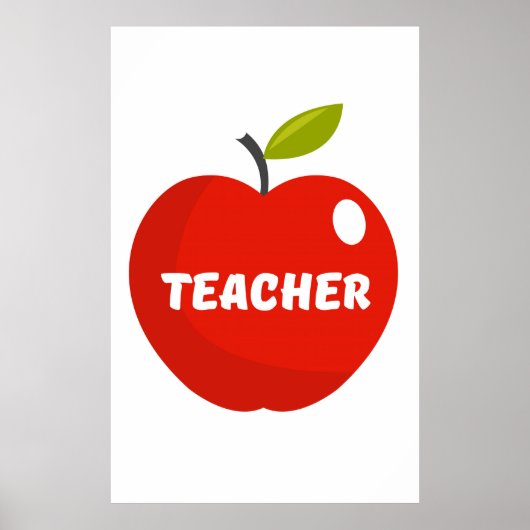 Poster Teachers Apple (Devant)