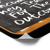 Poster Teachers Don't Teach For Income Teach For Outcome  (Coin)