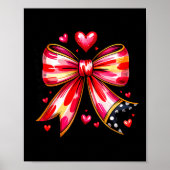 Poster Teaching Is A Work Of Heart Pencil Bow Teacher Val (Devant)