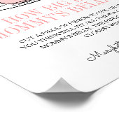 Poster Teacup & Flowers Baby shower Mommy's Belly Jeu (Coin)