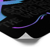 Poster Teal Purple Ribbon For Suicide Prevention Awarenes (Coin)