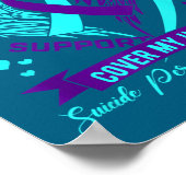 Poster Teal Purple Suicide Prevention Awareness Nephew He (Coin)