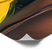 Poster Teally Queen Auburn Brown cheveux Black Melanin Af (Coin)