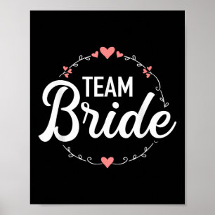 Poster Team Bride Bachelorette Party