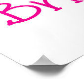 Poster Team Bride - demoiselle d'honneur (Coin)