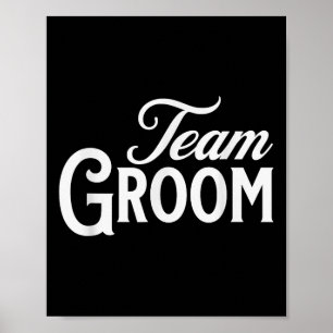 Poster Team Groom Group Bachelor Party 2024