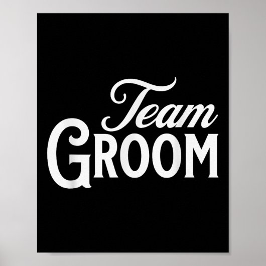 Poster Team Groom Group Bachelor Party 2024 (Devant)