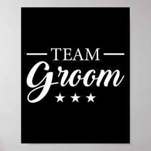 Poster Team Groom Stag Party Team Groom