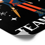 Poster Team Mouse Nutcracker Noël Danse Amusante Soldat (Coin)