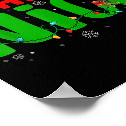 Poster Team Naughty Nice Santa Hat Funny Christmas Matchi (Coin)