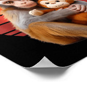 Poster Team Punch Monkey Plush Retro Sun (Coin)