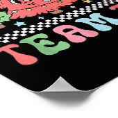 Poster Team Tk Teacher Christmas Sweater Retro Xmas Tree  (Coin)