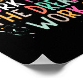 Poster Team Work Makes The Dream Work, Motivational Srts  (Coin)