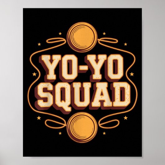 Poster Team Yoyo Player Squad Yo-yo (Devant)